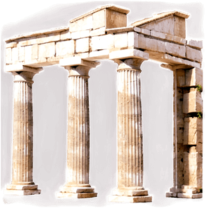 Ancient Greek Architecture PNG biv PNG with transparent background