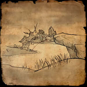 Clip Art Skyrim Treasure Map - Vvardenfell Treasure Map 3, HD Png Download PNG image with transparent background