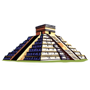 Ancient Mayan Pyramids Mexico PNG mcj82 PNG image with transparent background