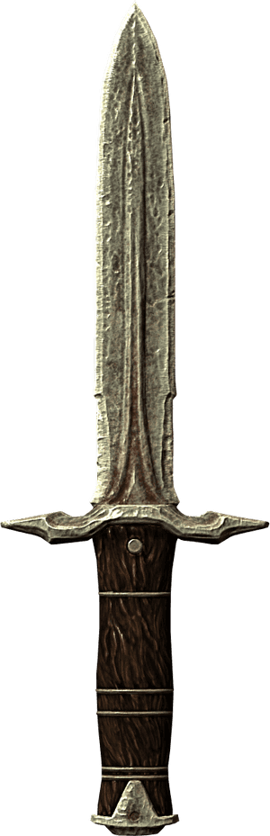 Elder Scrolls Skyrim Iron Dagger - Skyrim Dagger Png, Transparent Png PNG image with transparent background