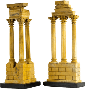 Temples Of Vespasian And Castor & Pollux, Rome - Column, HD Png Download PNG image with transparent background