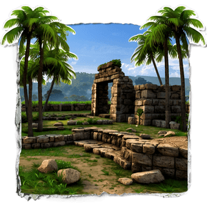 Ancient Ruined Land PNG mrj27 PNG with transparent background