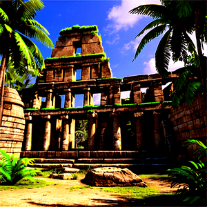 Ancient Ruins Discovery PNG 05252024 PNG image with transparent background