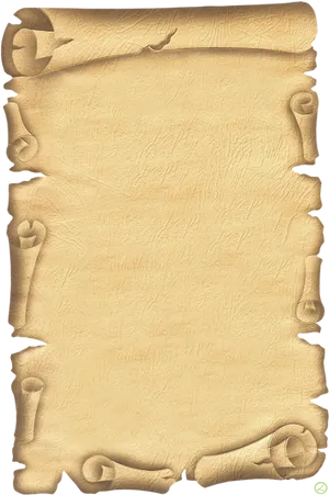 Ancient Scroll Parchment Texture PNG Image