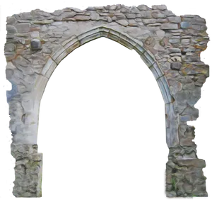 Ancient Stone Archway PNG Image