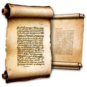 Ancient Text Scroll Paper Png Lah49 PNG Image