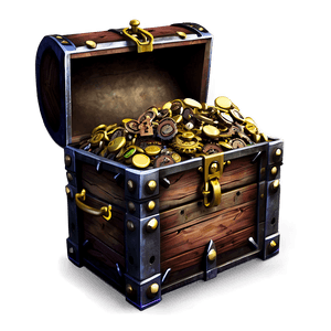 Ancient Treasure Chest PNG xeb PNG image with transparent background