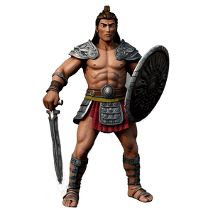 Ancient Warrior Figure PNG sfj50 PNG with transparent background