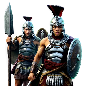 Ancient Warriors Soldiers Png Bdr60 PNG Image