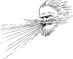 Line Art,head,art - Cloud Blowing Wind Png, Transparent Png PNG image with transparent background