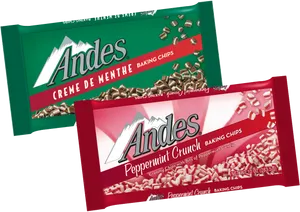 Andes Peppermint Baking Chips PNG Image