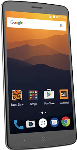 Android Smartphoneon Display PNG Image