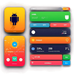 Android UI Kit Elements PNG fsg16 PNG image with transparent background