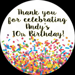 Birthday Sprinkles, HD Png Download PNG