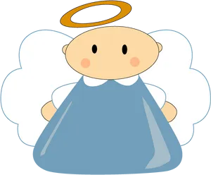 Angel Cartoon Illustration PNG Image