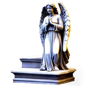 Angel Guiding Path Statue Png Mgp PNG Image