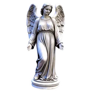 Angel Of Peace Statue Png Lkf82 PNG Image