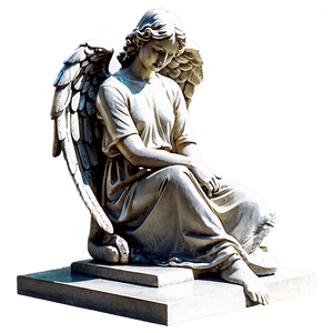 Angel Statue Memorial PNG 5 PNG with transparent background