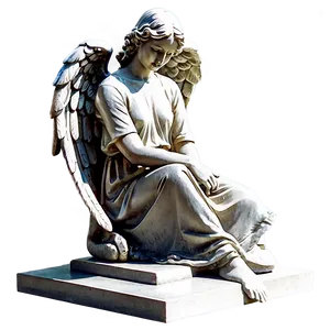 Angel Statue Memorial Png 5 PNG Image