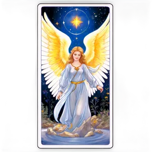 Angel Tarot Card Template Png 06292024 PNG Image