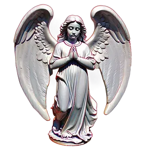 Angelic Statue Outline Png Mlk PNG Image