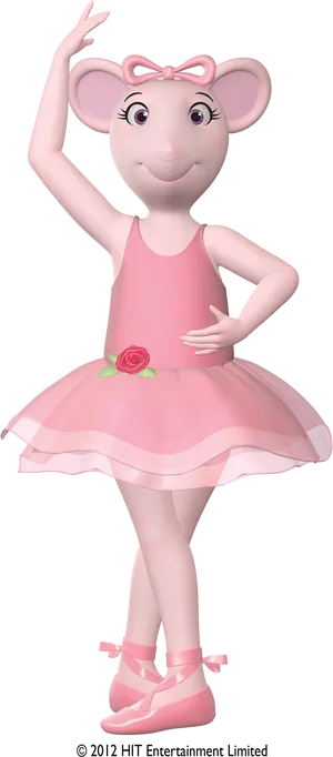 Angelina Ballerina Pose PNG Image