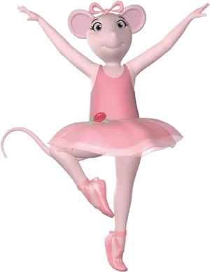 Angelina Ballerina Pose PNG Image