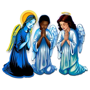 Angels In Prayer Png Lou10 PNG Image