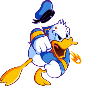 Donald Duck Angry Png Image - Angry Donald Duck Png, Transparent Png PNG with transparent background