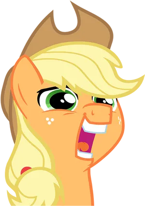 Angry_ Applejack_ M L P_ Vector PNG Image