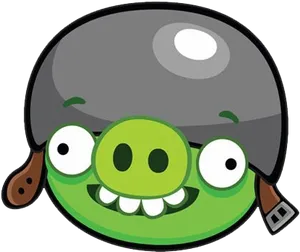 Angry Birds Pig Character PNG Image