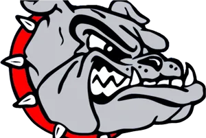 Angry Bulldog Graphic PNG Image