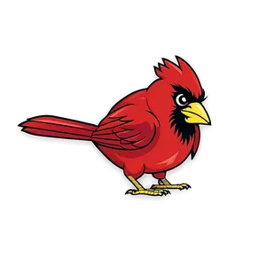 Angry Cardinal Mascot Png Nwo13 PNG Image