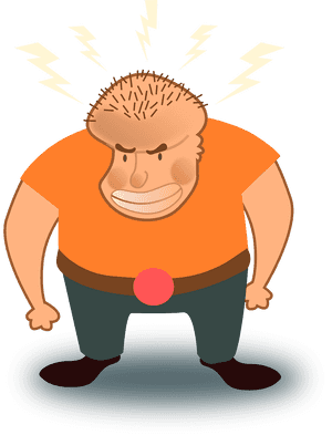 Mad Man Angry Free Photo - Cartoon Monkey Angry Transparent, HD Png Download PNG image with transparent background