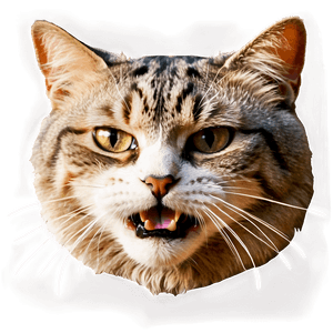 Angry Cat Image PNG 06112024 PNG image with transparent background