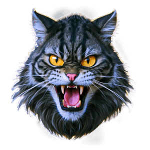 Angry Cat Image PNG 06112024 PNG image with transparent background