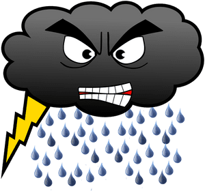 Clipart Rain Rain Cloud - Clipart Rain Clouds, HD Png Download PNG image with transparent background