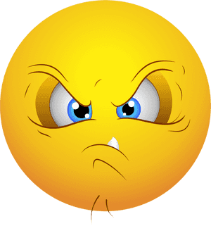 Angry Emoji 132 Decal - Angry Face Emoji, HD Png Download PNG