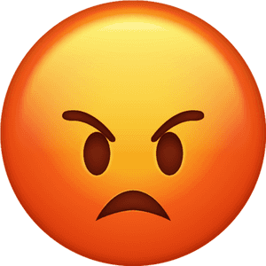 Super Angry Emoji Png - Transparent Background Angry Emoji, Png Download PNG