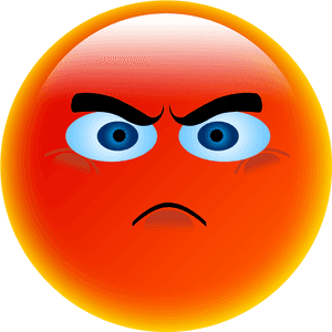 Anger Smiley Emoticon Face Clip Art - Angry Face Emoji Png, Transparent Png PNG