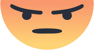 Angry Thinking Emoji Facebook, HD Png Download PNG