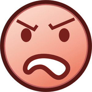 Angry Emoji Png Free Download - Angry Face Transparent Background, Png Download PNG