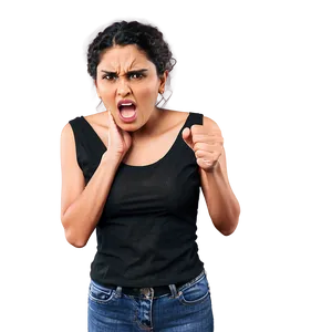 Angry Expression Emotion Png Twe77 PNG Image