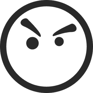 Angry Face Clipart - Facial Expression Png, Transparent Png PNG