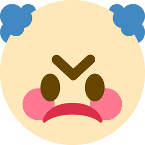 Angry Clown 2 Discord Emoji - Pensive Clown, HD Png Download PNG