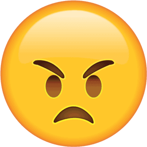 Angry Face Transparent - Angry Emoji, HD Png Download PNG