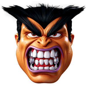 Angry Face Icon PNG pfy PNG image with transparent background