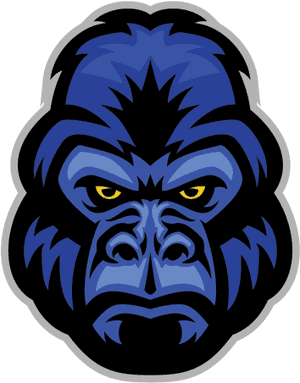 Angry Gorilla Ape - Gorilla Mascot, HD Png Download PNG image with transparent background