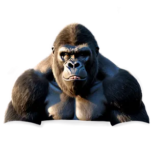 Angry Gorilla Emoji Png Kqf PNG Image