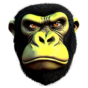 Angry Gorilla Eyes Png 06252024 PNG Image